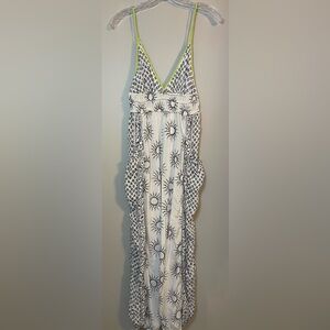 Urban Outfitters Out From Under Hollis Lounge sunburst print harem leg jumpsuit